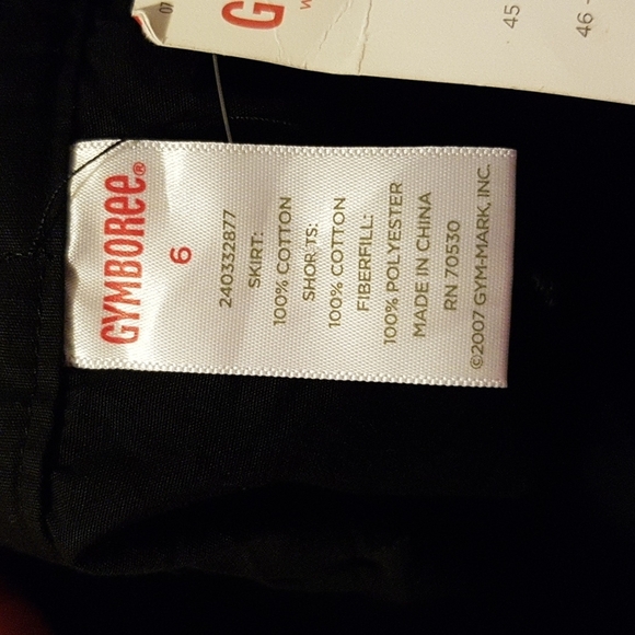 Gymboree black velvety skirt size 6 - Picture 3 of 3